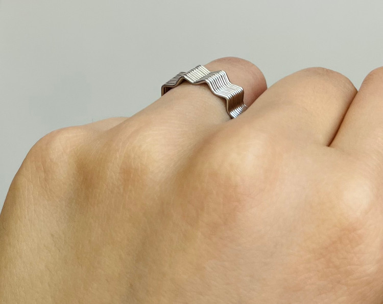 انگشتر مینیمال مدل ستاره