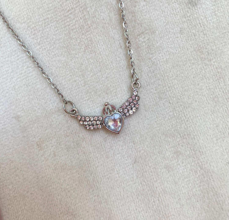 گردنبند زنانه جواهری مدل بال فرشته