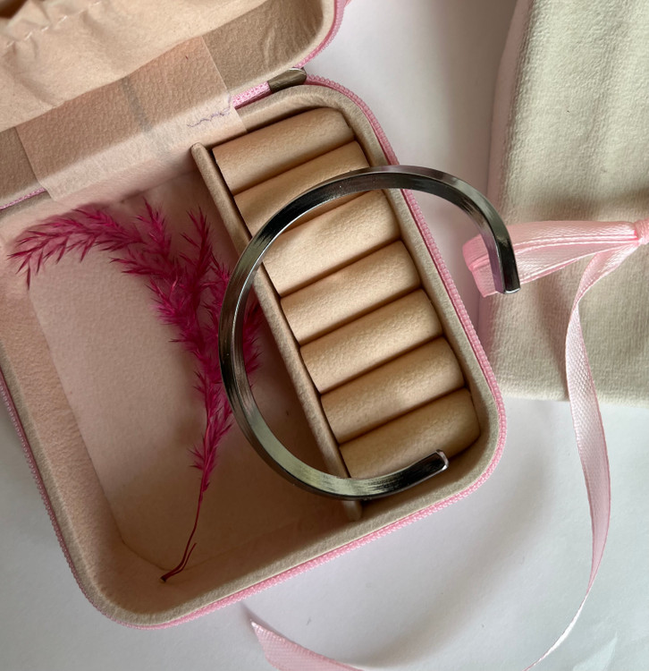 بنگل پیچی استیل رنگ ثابت مناسب برای بانوان و آقایان